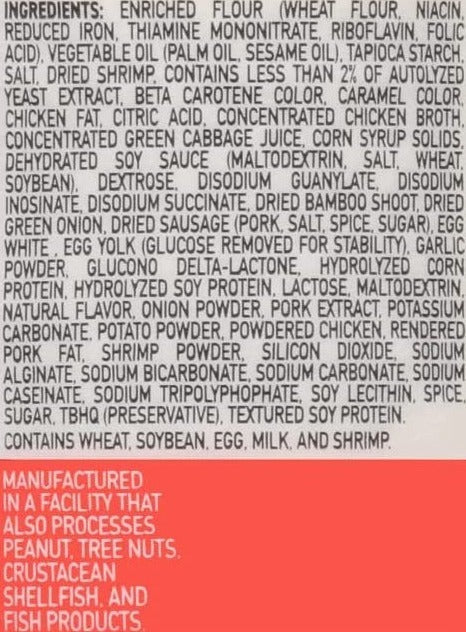 Original Soy Sauce Umami Instant Cup Noodles (6 Pack)