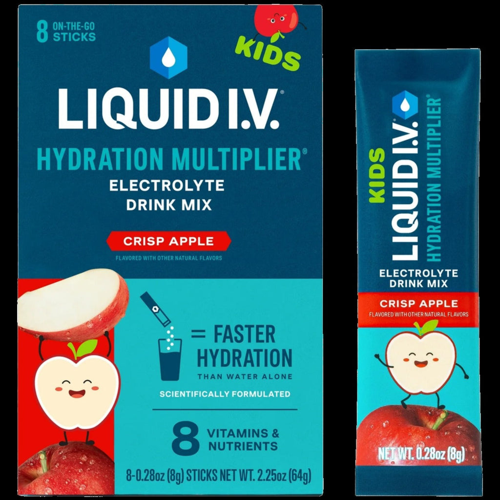 Hydration Multiplier Electrolyte Drink For Kids - Crisp Apple (8 CT)