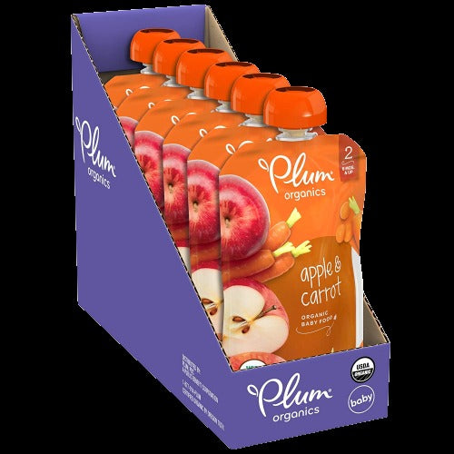 Organic Apple Carrot Baby Food (6 Pack Case)