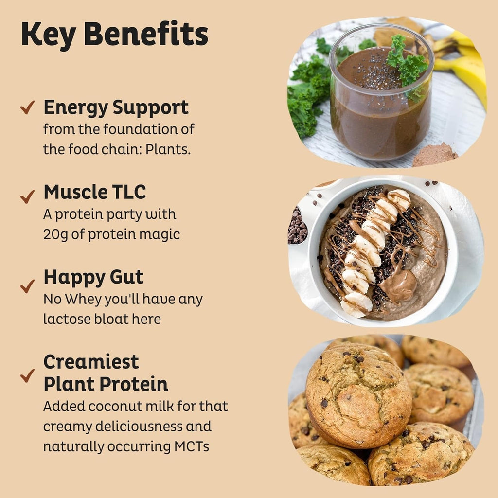 Organic Plant Protein Powder -Chocolate Peanut Butter