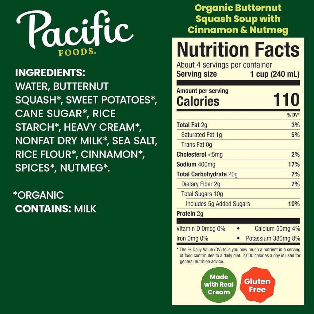 Organic Butternut Squash Soup