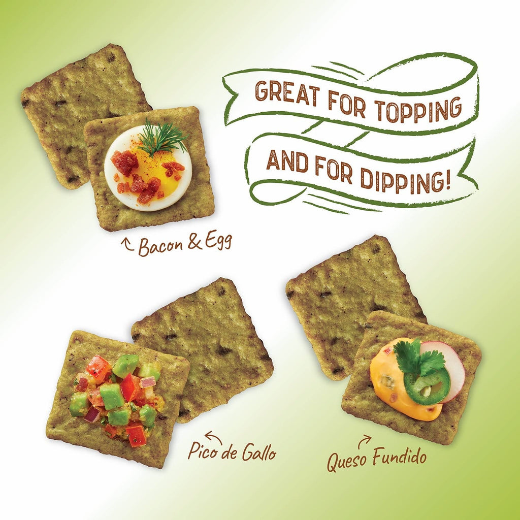 Avocado Toast Salt & Pepper Crackers