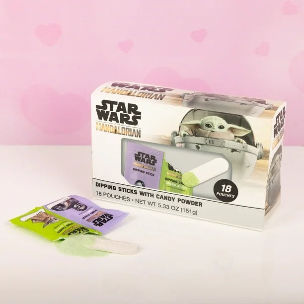Star Wars The Mandalorian Dipping Sticks With Candy Powder (18 CT)