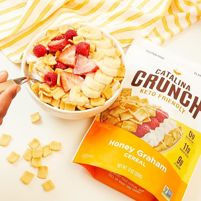 Keto Honey Graham Cereal