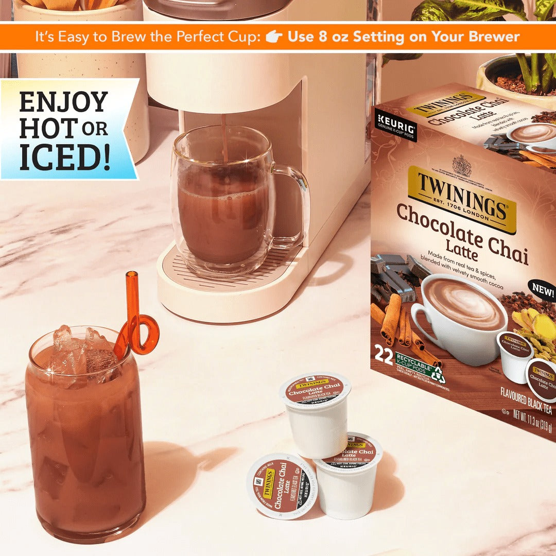 Chocolate Chai Latte Black Tea K-Cup Pods (10 CT)