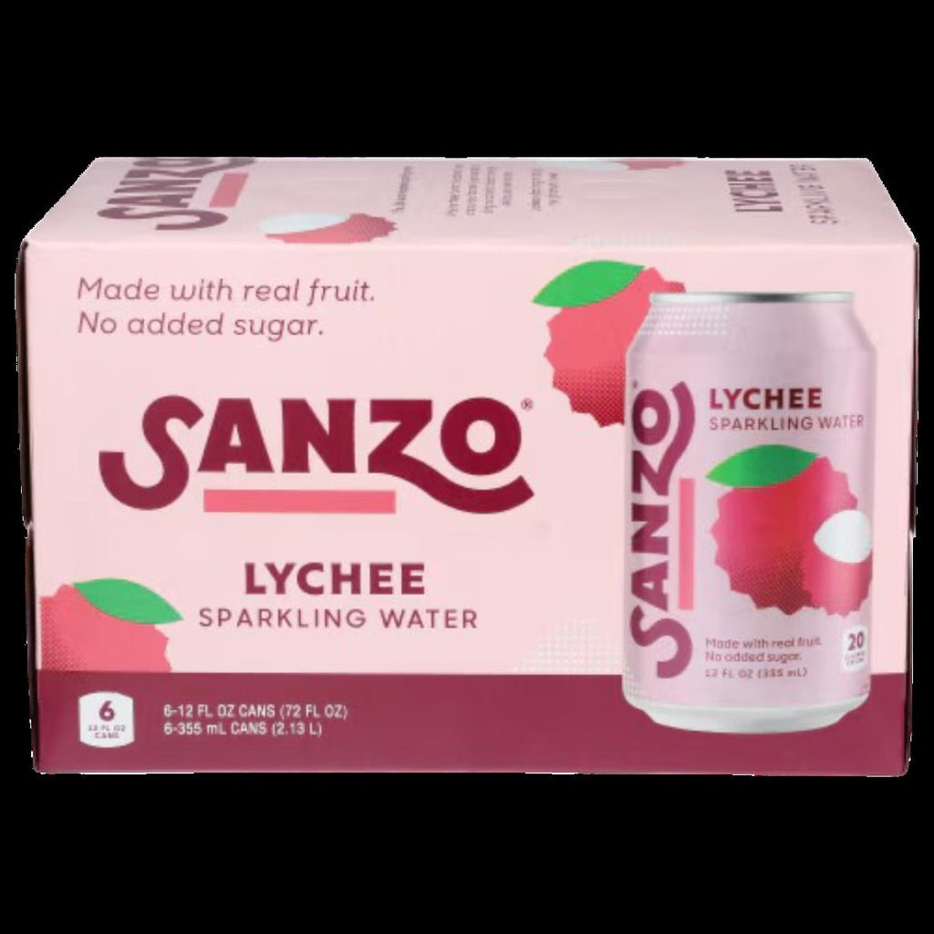 Lychee Sparkling Water (6 Pack)