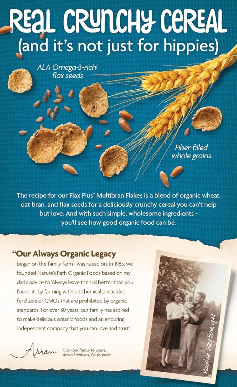 Organic Flax Plus Flakes Cereal