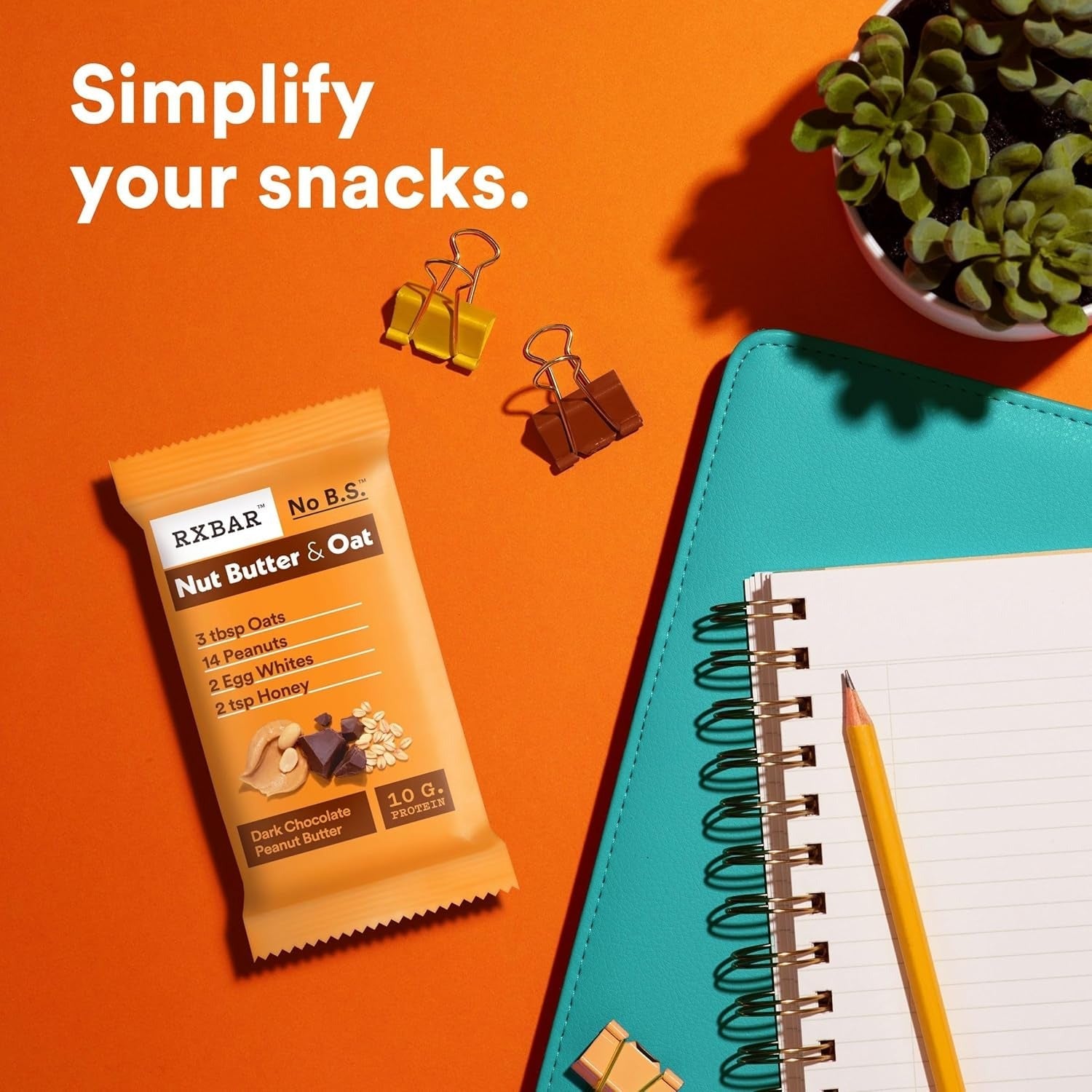 Nut Butter & Oat Dark Chocolate Peanut Butter Protein Bars (5CT)