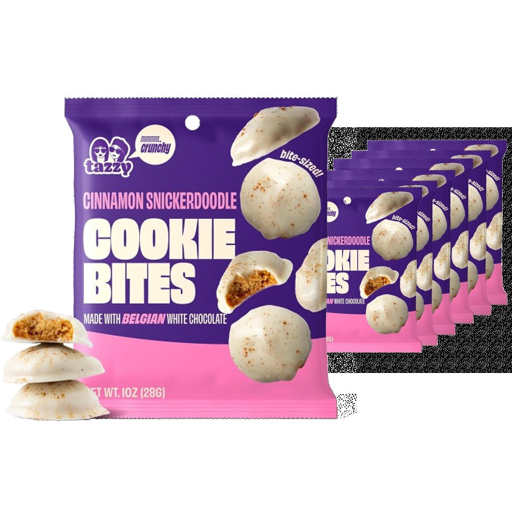White Chocolate Snickerdoodle Cookies Bites (6 Pack)