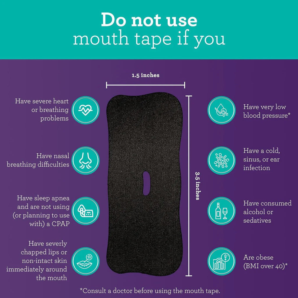 Mouth Tape + Travel Case (60 CT)