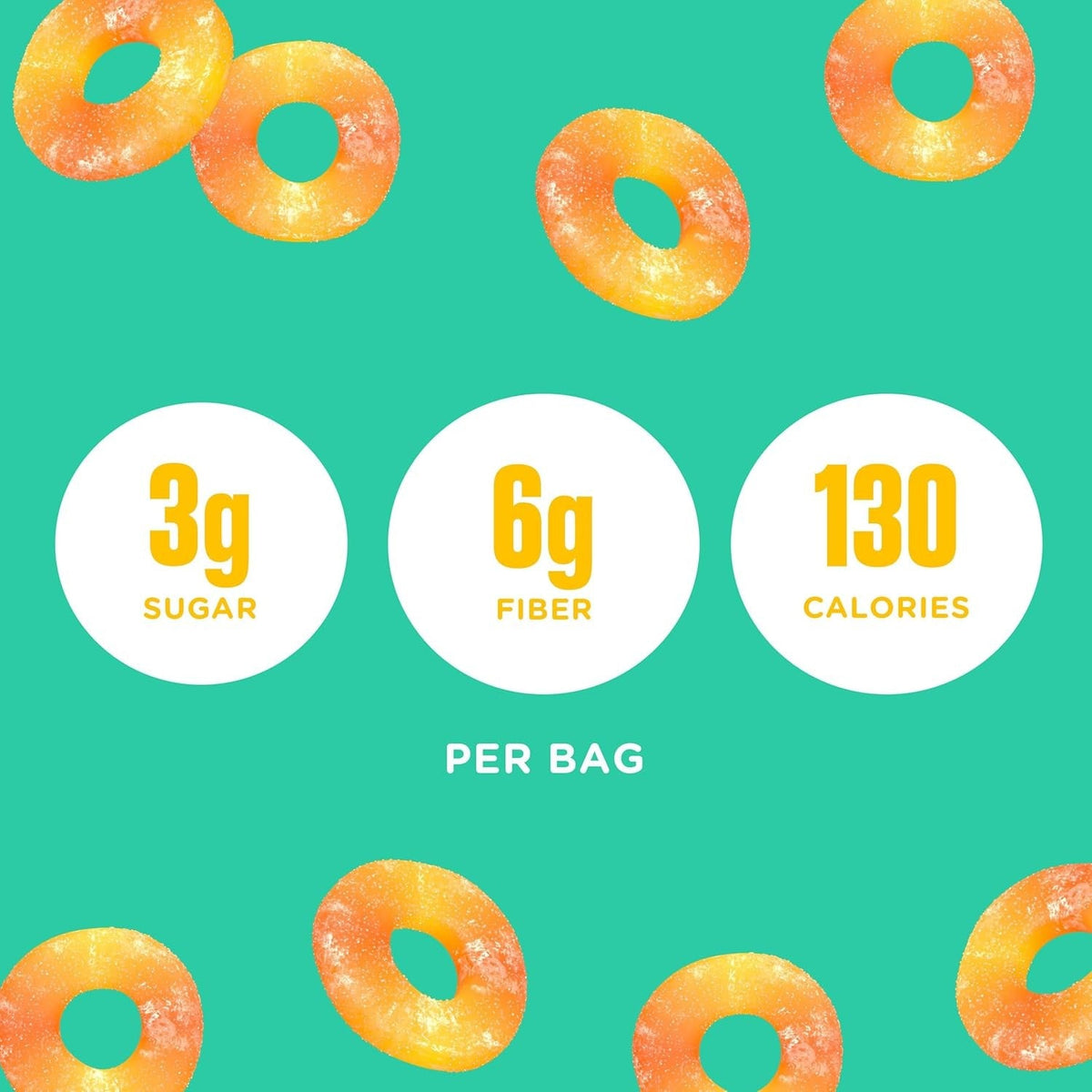 Peach Rings Candy (12 Pack)