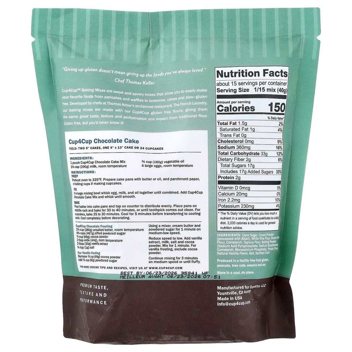 Gluten Free Chocolate Cake Mix