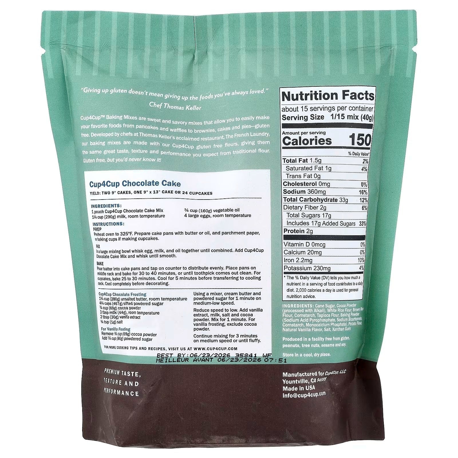 Gluten Free Chocolate Cake Mix