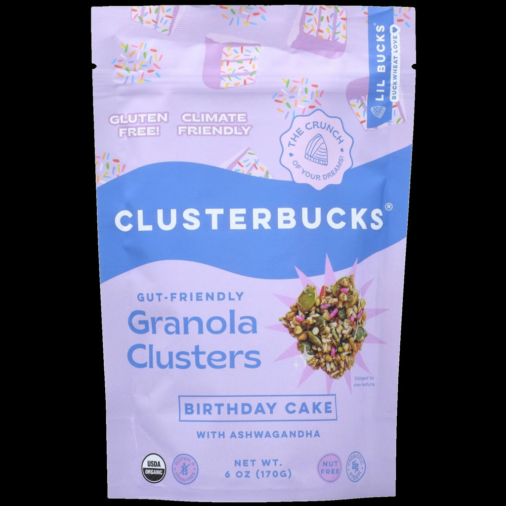 Organic Birthday Cake Clusterbucks Granola