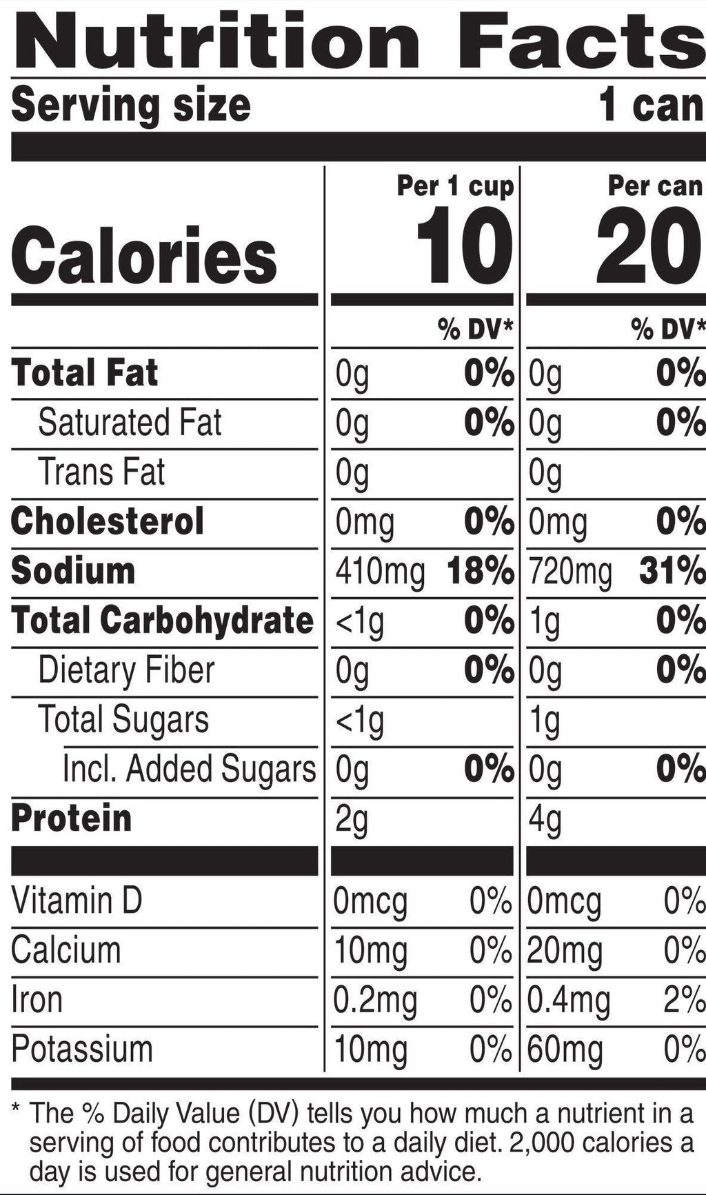 100% Natural 50% Less Sodium Beef Broth