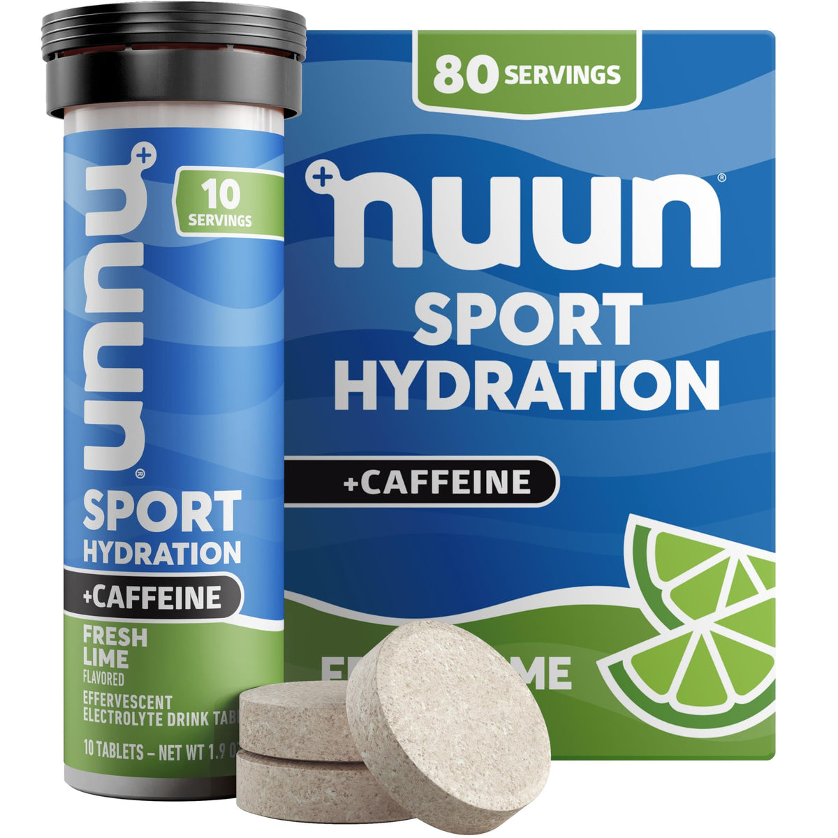 Sport Hydration Plus Caffeine Fresh Lime (8 Tubes)
