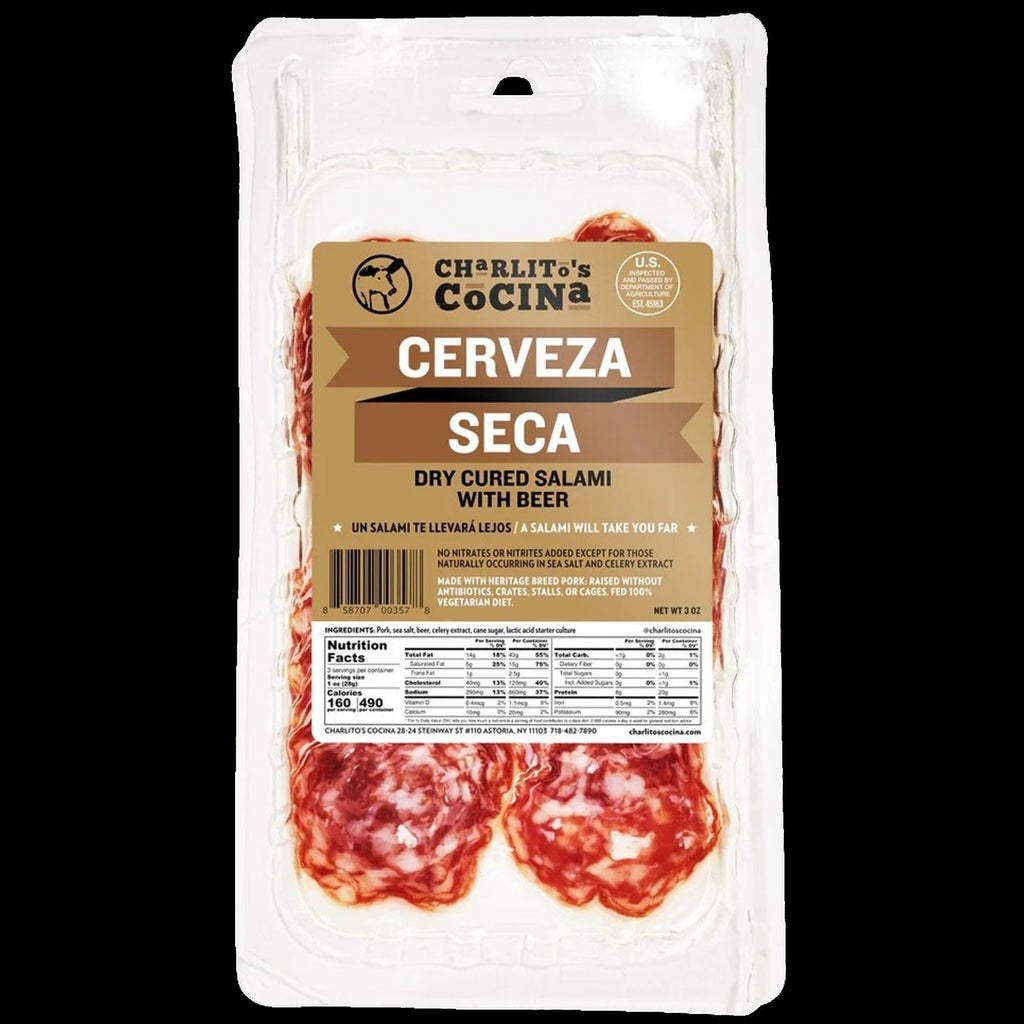 Cerveza Seca Dry Cured Beer Salami