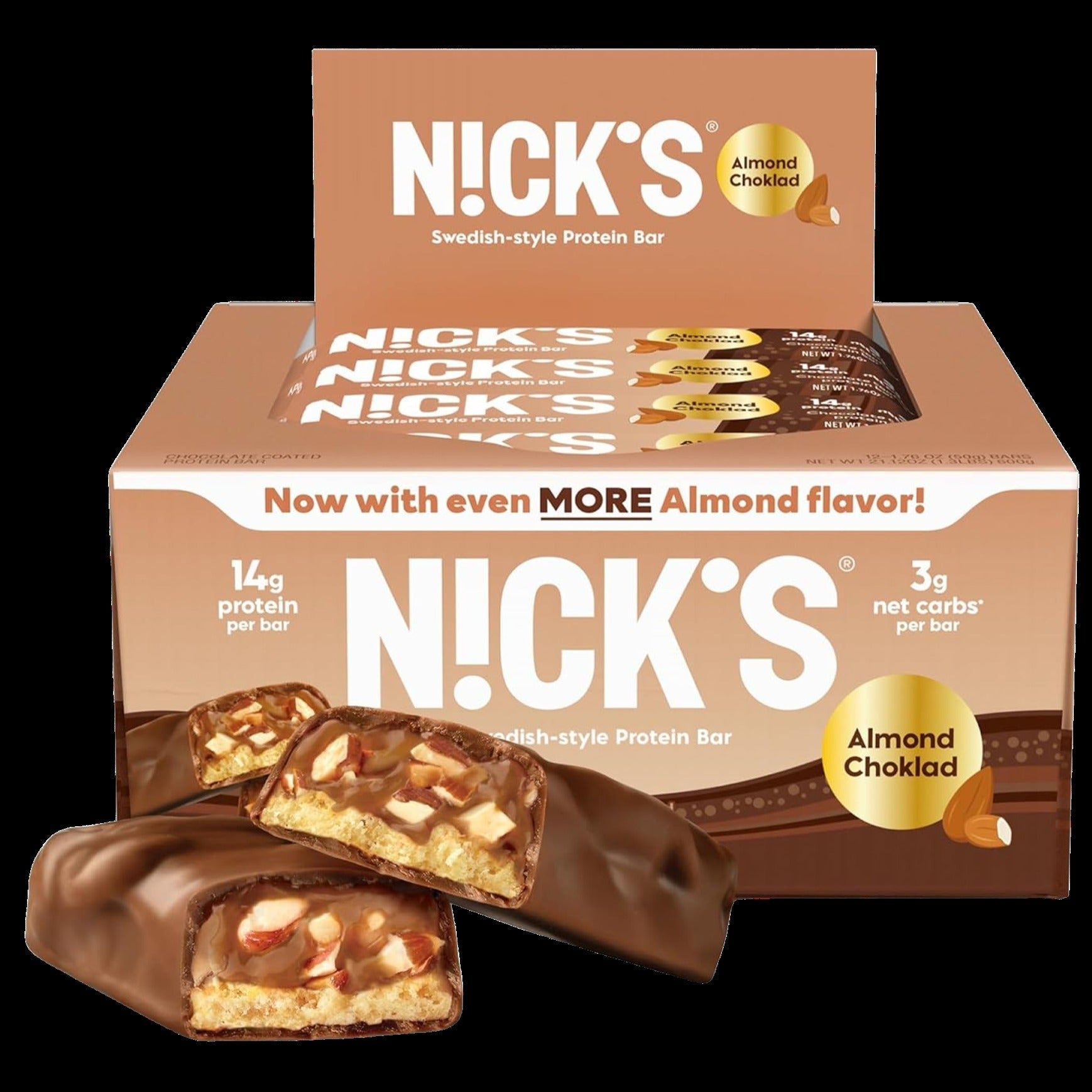 Almond Choklad Swedish-Style Protein Bar (12 CT)