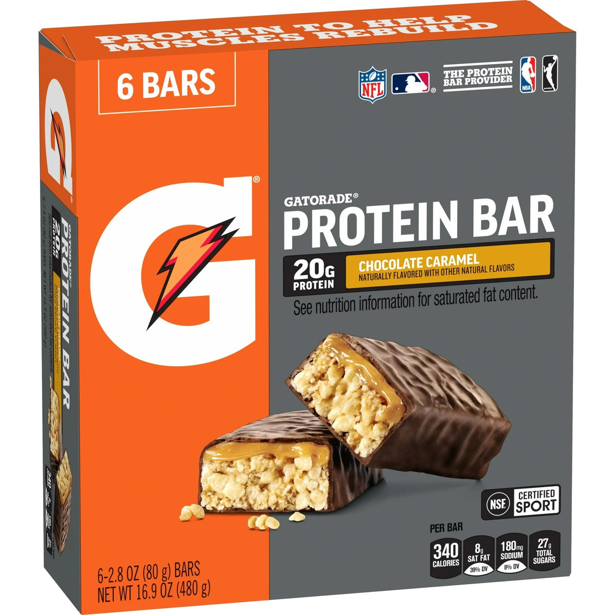 Whey Protein Bar Chocolate Caramel (6 CT)