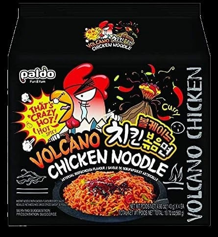 Volcano Chicken Curry Ramen (4 Pack)