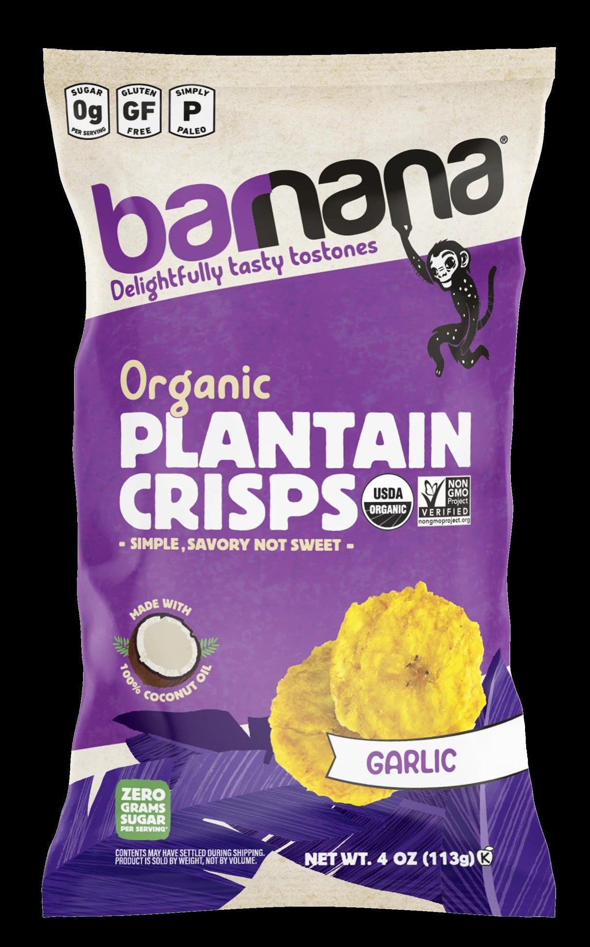 Organic Garlic Plantain Chips
