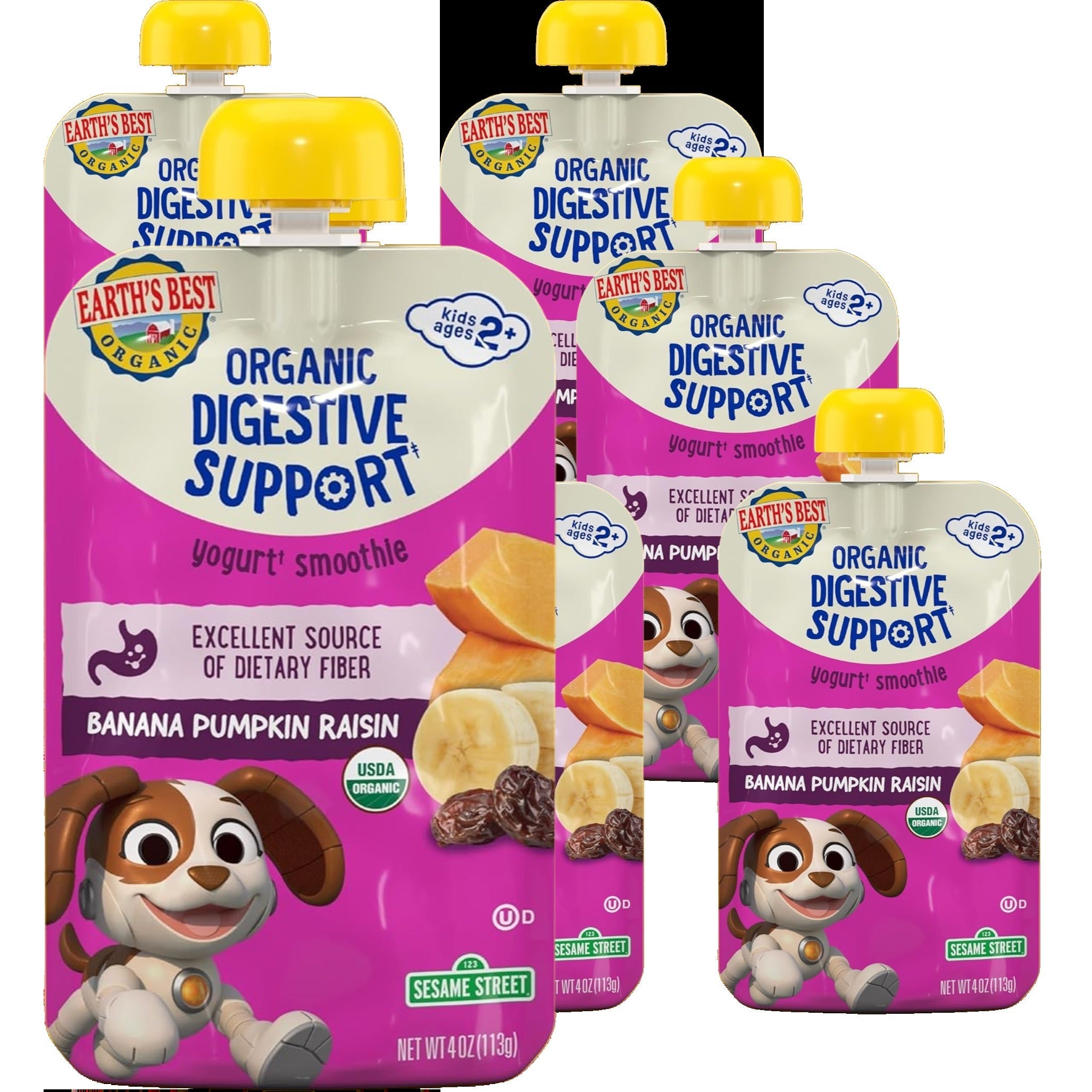 Digestive Support Banana Pumpkin Raisin (6 Pack)
