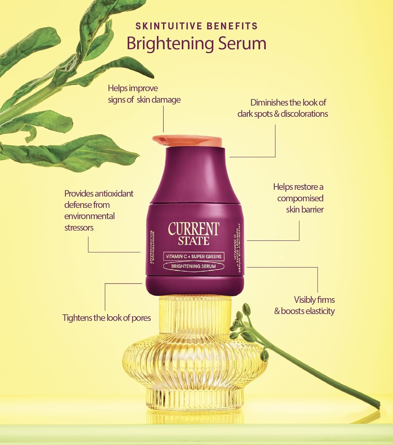 Vitamin C and Super Greens Brightening Serum