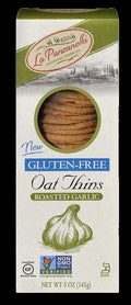 Gluten Free Oat Thins-Roasted Garlic