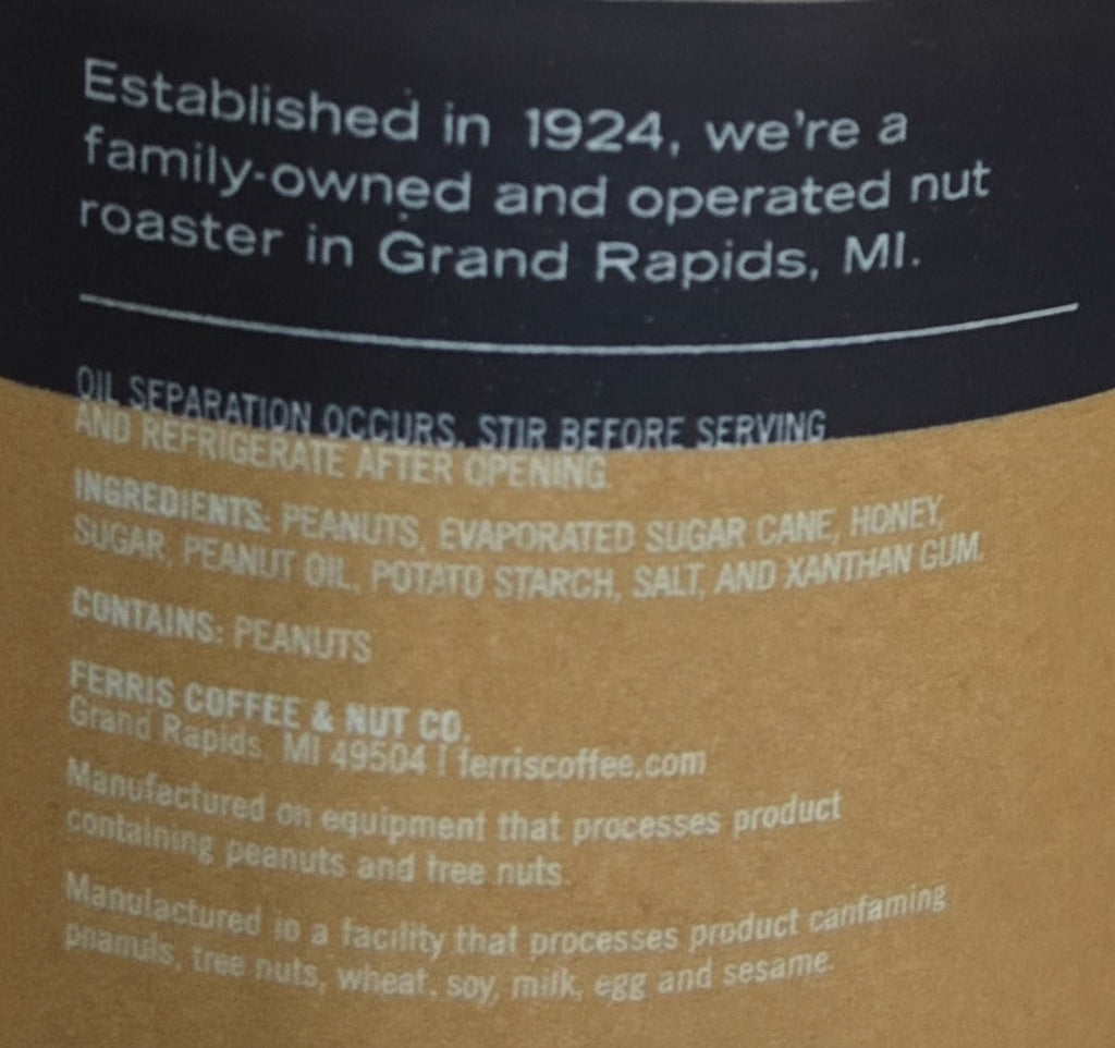 Honey Roasted Peanut Butter