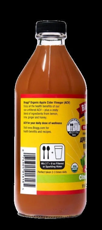 Organic Apple Cider Vinegar Citrus Ginger
